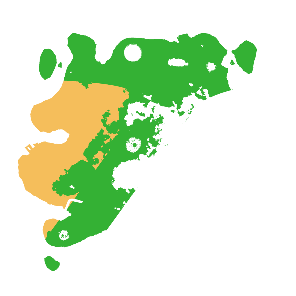 Biome Rust Map: Procedural Map, Size: 3000, Seed: 38764