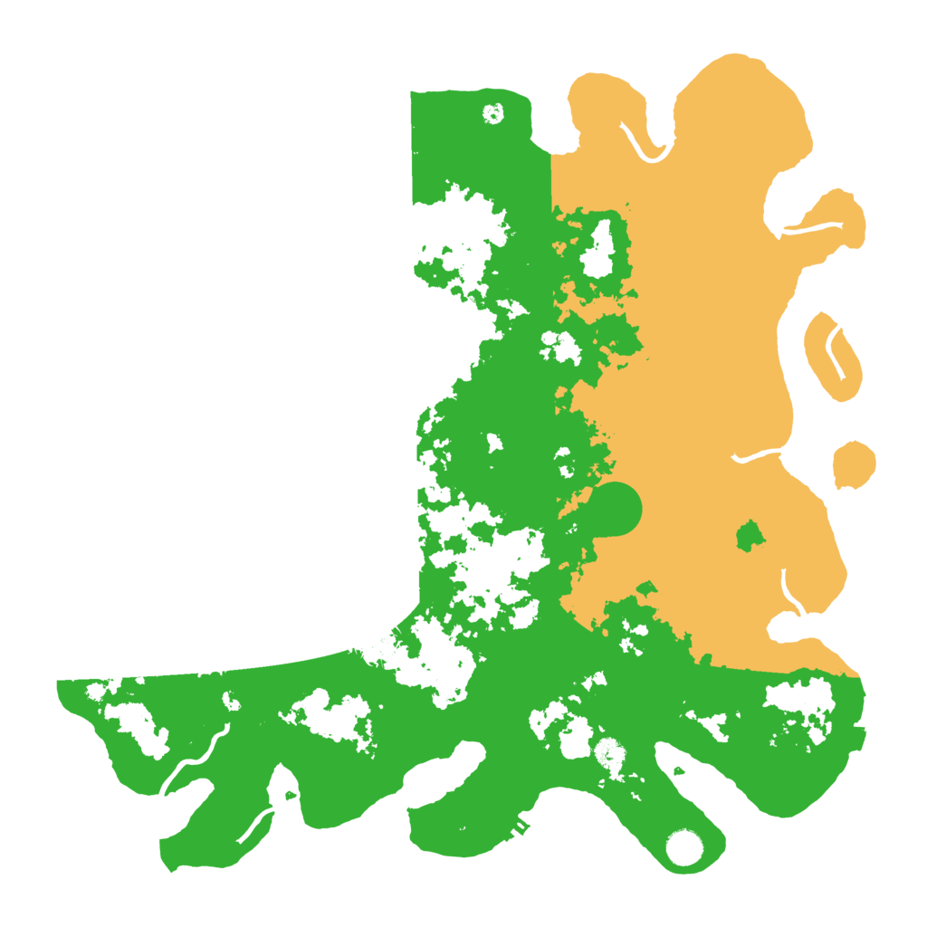 Biome Rust Map: Procedural Map, Size: 4500, Seed: 556938817