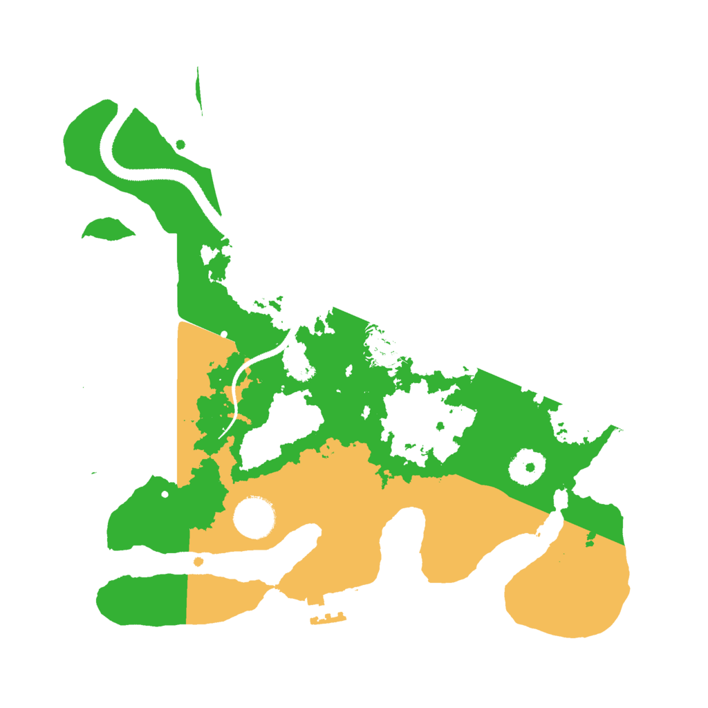 Biome Rust Map: Procedural Map, Size: 3000, Seed: 228695655