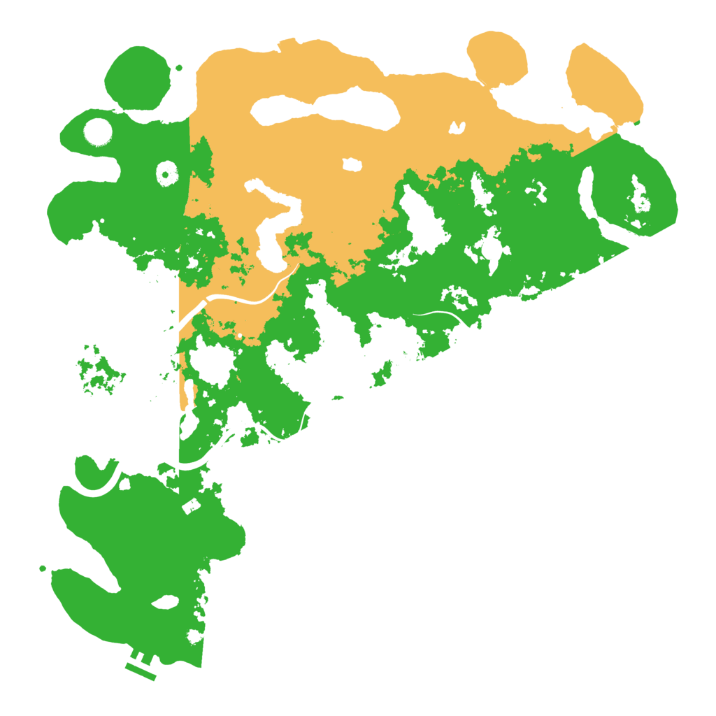 Biome Rust Map: Procedural Map, Size: 4500, Seed: 1919333
