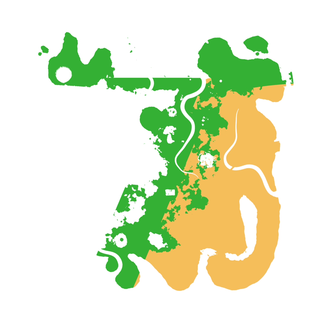 Biome Rust Map: Procedural Map, Size: 3500, Seed: 850693653