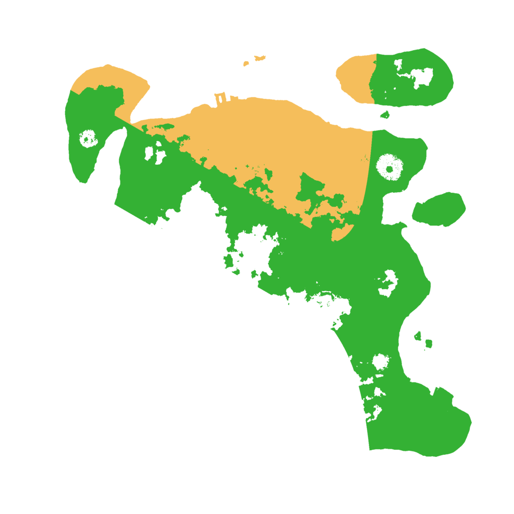 Biome Rust Map: Procedural Map, Size: 3000, Seed: 79348