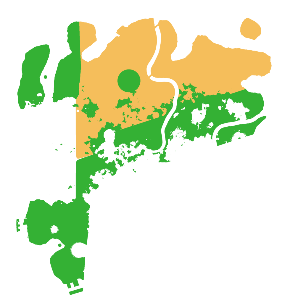 Biome Rust Map: Procedural Map, Size: 3500, Seed: 1500836065
