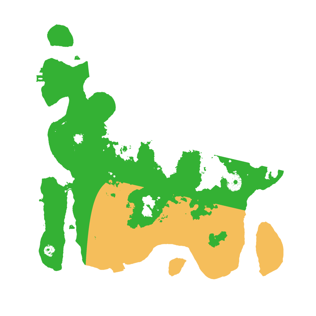 Biome Rust Map: Procedural Map, Size: 3000, Seed: 834247