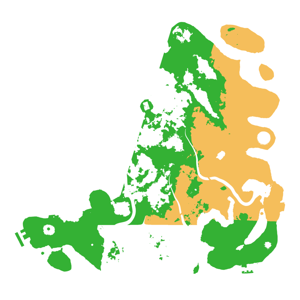 Biome Rust Map: Procedural Map, Size: 4000, Seed: 1195021543