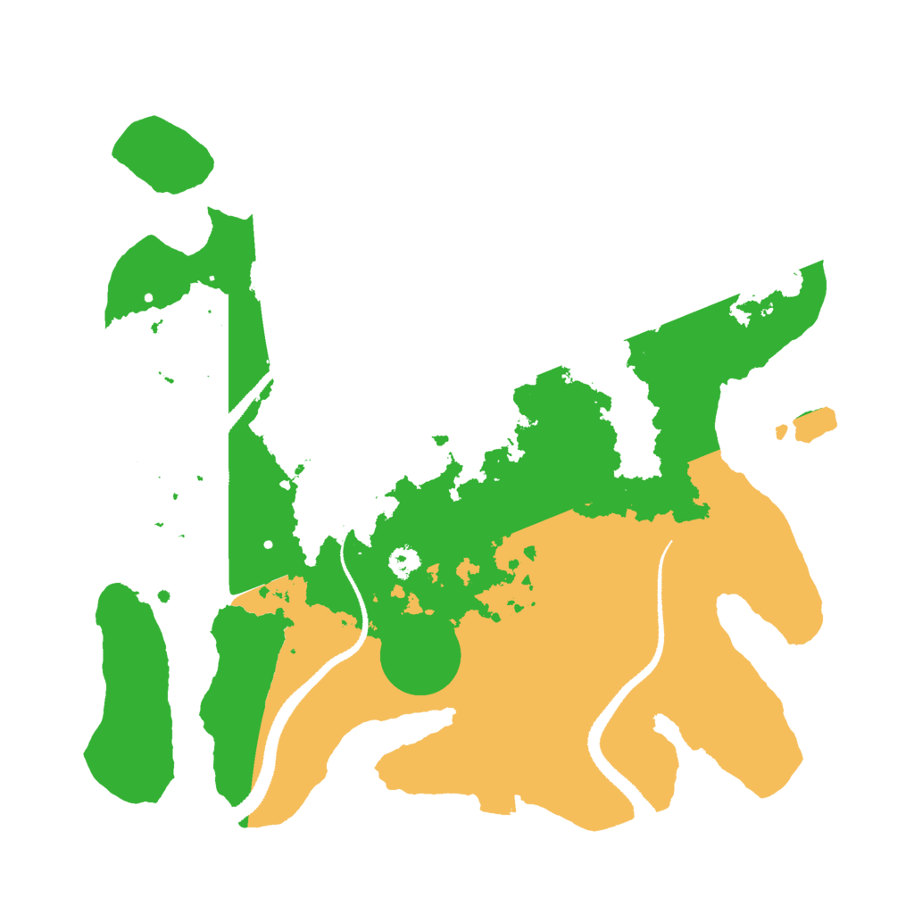 Biome Rust Map: Procedural Map, Size: 3000, Seed: 1217361836