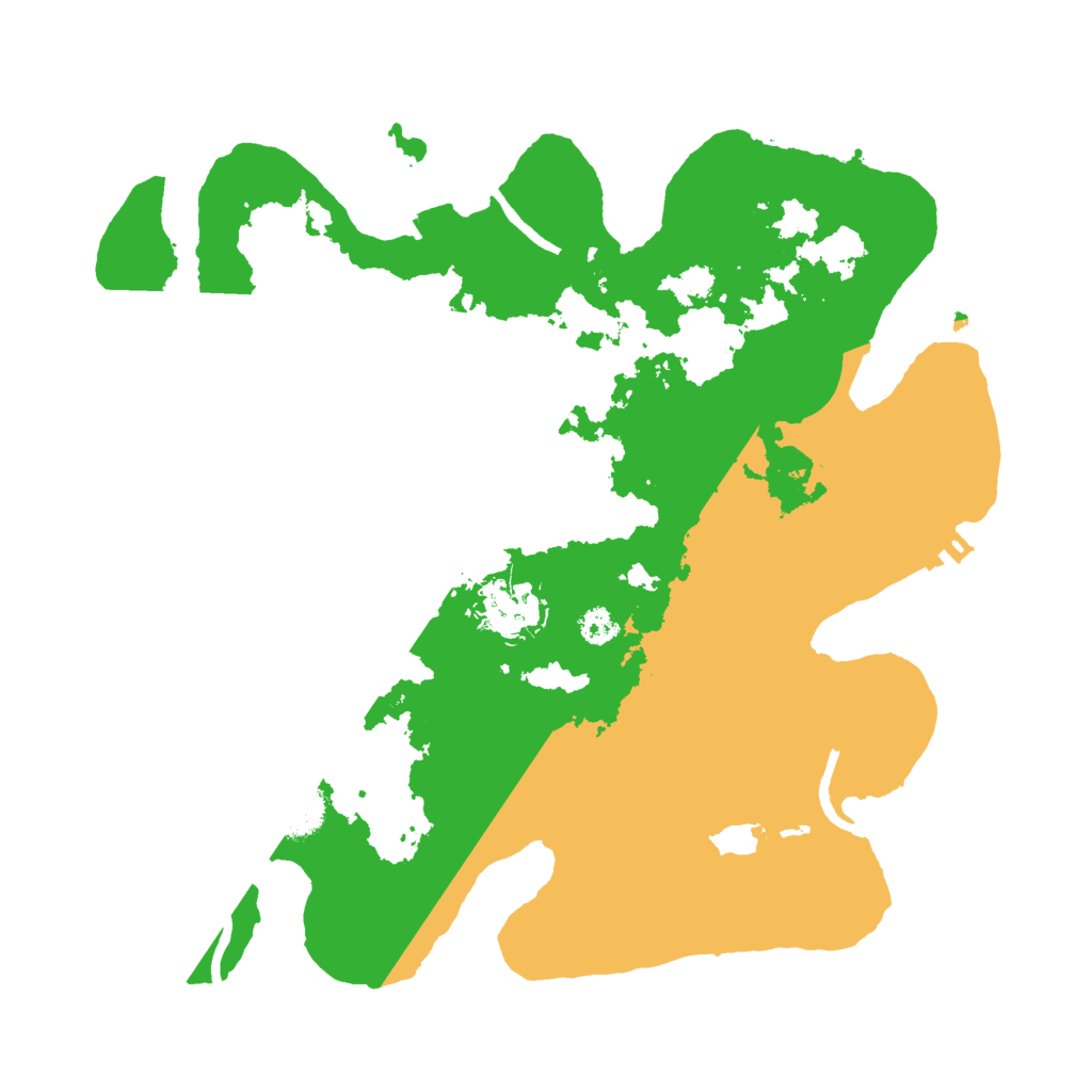 Biome Rust Map: Procedural Map, Size: 3000, Seed: 73870548