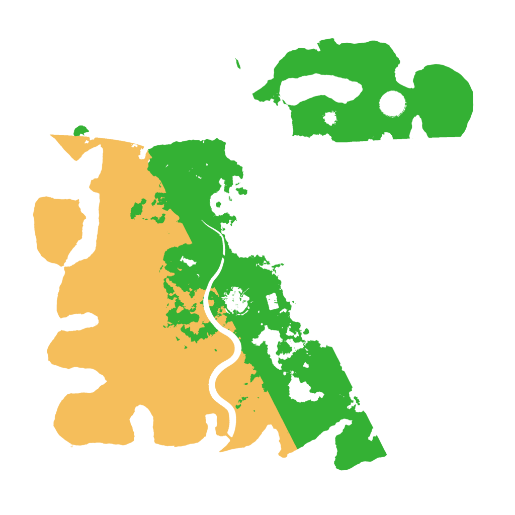 Biome Rust Map: Procedural Map, Size: 3500, Seed: 802114904