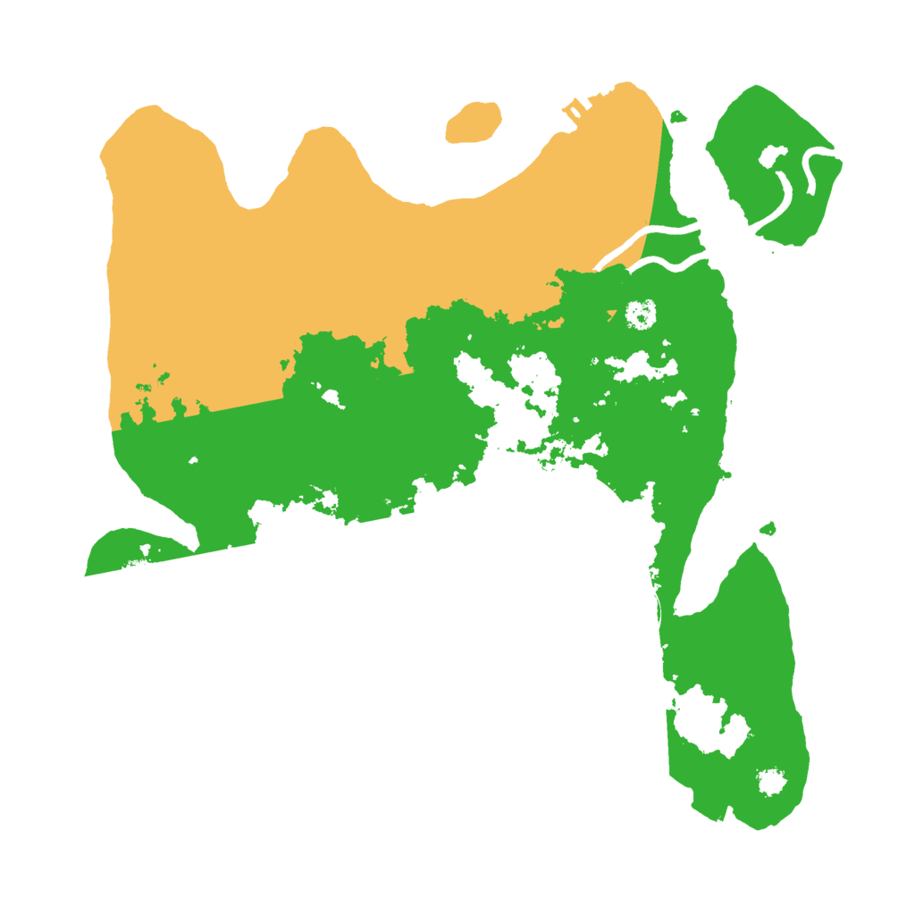 Biome Rust Map: Procedural Map, Size: 3000, Seed: 38874