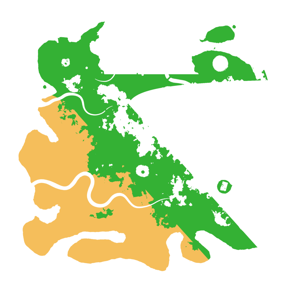 Biome Rust Map: Procedural Map, Size: 3500, Seed: 286169797