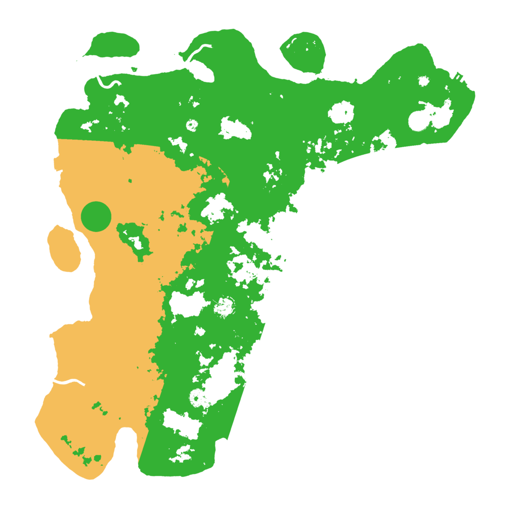 Biome Rust Map: Procedural Map, Size: 4500, Seed: 1140605073
