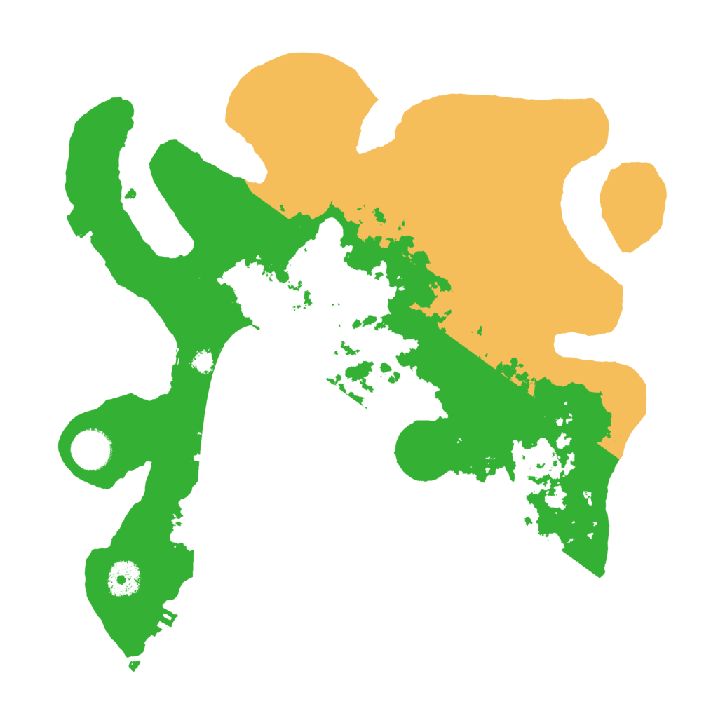 Biome Rust Map: Procedural Map, Size: 3150, Seed: 888026656