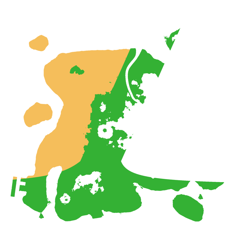 Biome Rust Map: Procedural Map, Size: 2500, Seed: 1074163527