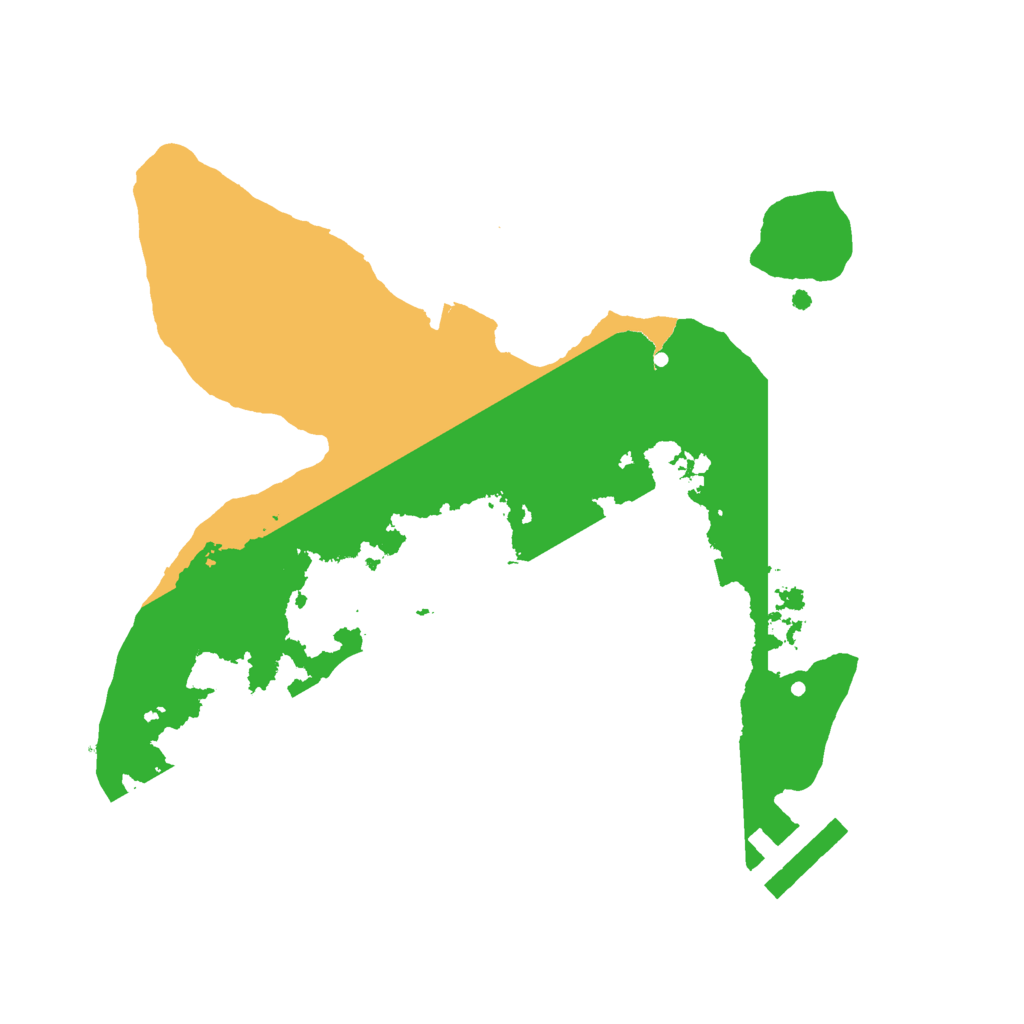 Biome Rust Map: Procedural Map, Size: 2100, Seed: 967483