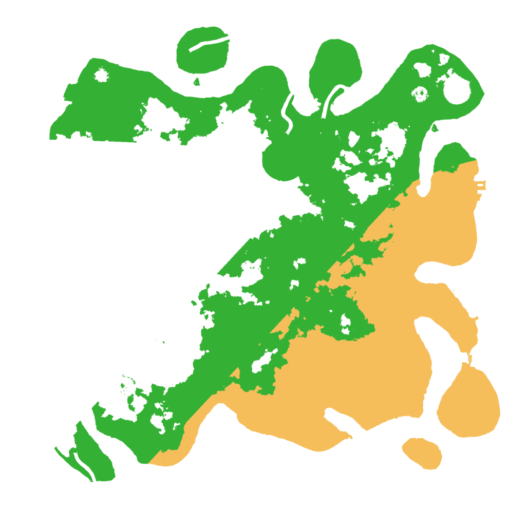 Biome Rust Map: Procedural Map, Size: 3500, Seed: 1696994501