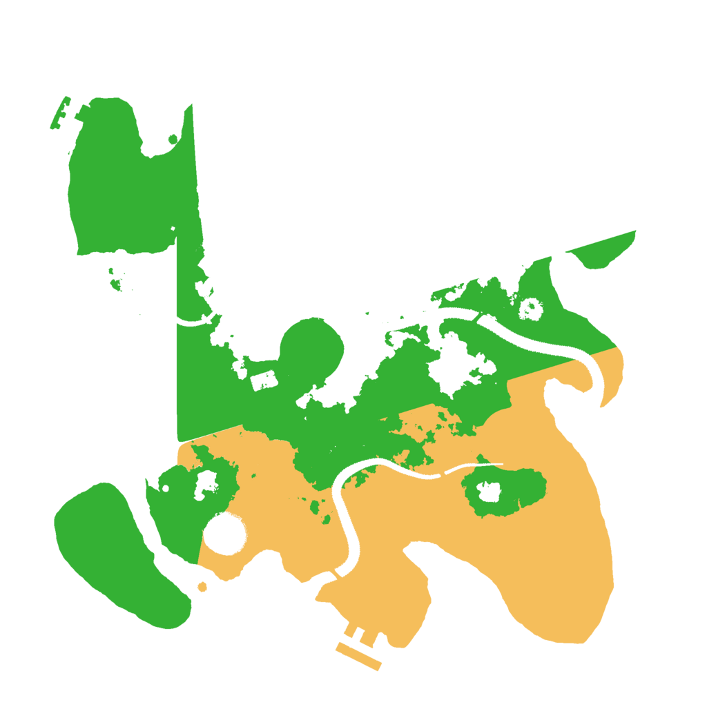 Biome Rust Map: Procedural Map, Size: 3000, Seed: 515616