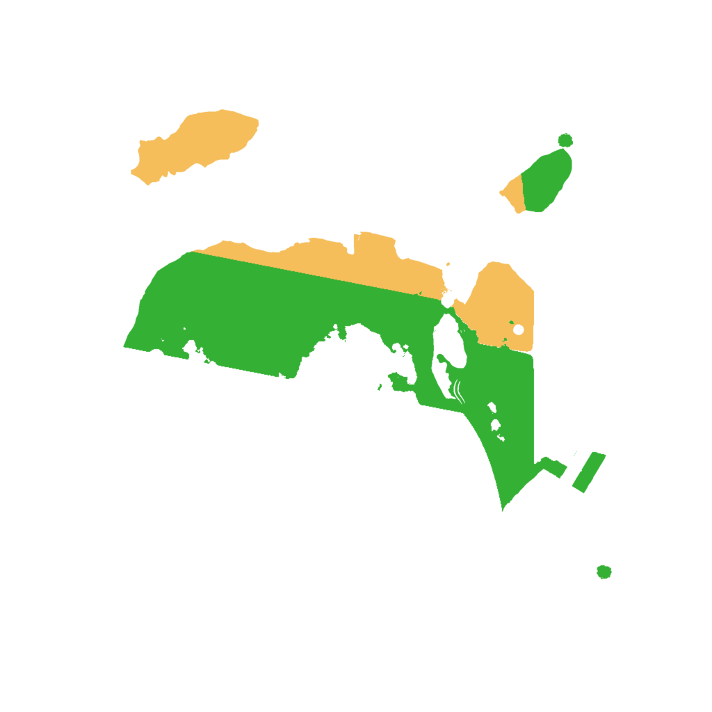 Biome Rust Map: Procedural Map, Size: 2000, Seed: 482980600