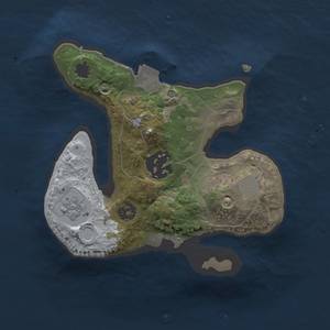 Thumbnail Rust Map: Procedural Map, Size: 1800, Seed: 2072192850, 5 Monuments