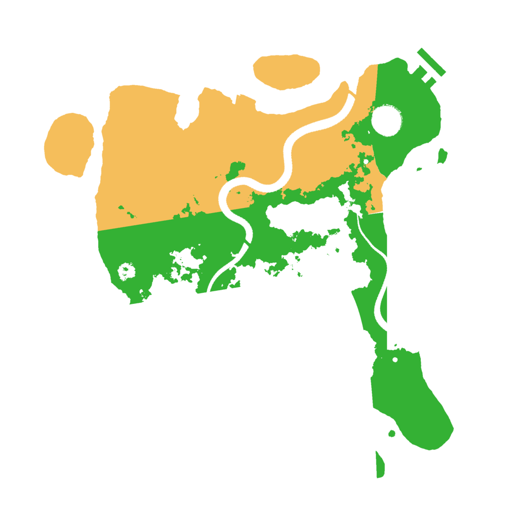 Biome Rust Map: Procedural Map, Size: 3000, Seed: 7049265