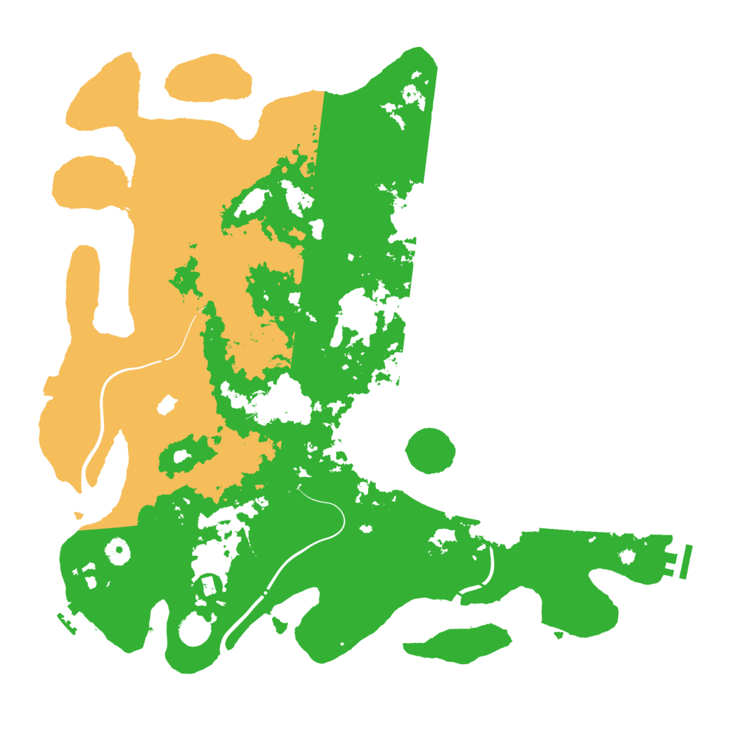 Biome Rust Map: Procedural Map, Size: 4250, Seed: 601107121