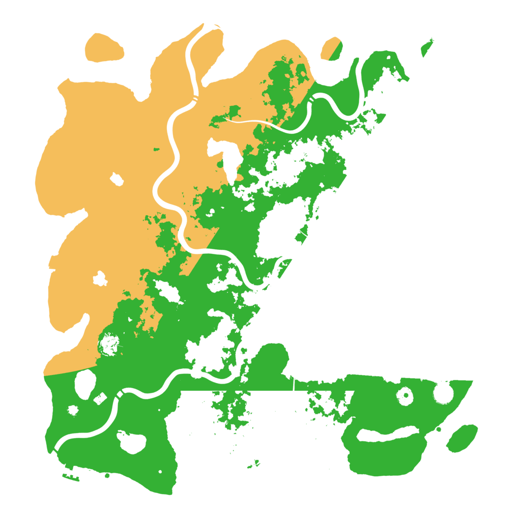 Biome Rust Map: Procedural Map, Size: 4500, Seed: 1104516017