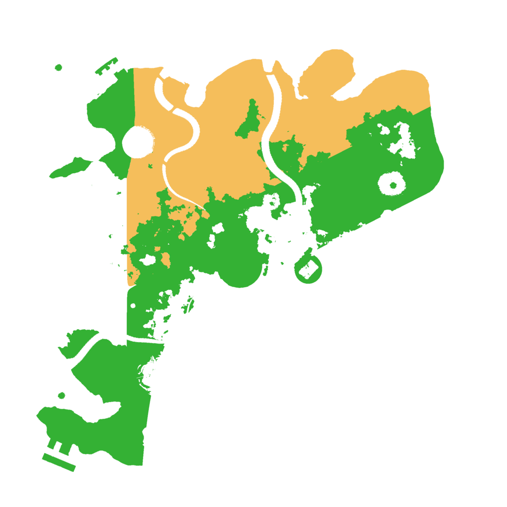 Biome Rust Map: Procedural Map, Size: 3000, Seed: 1793100805