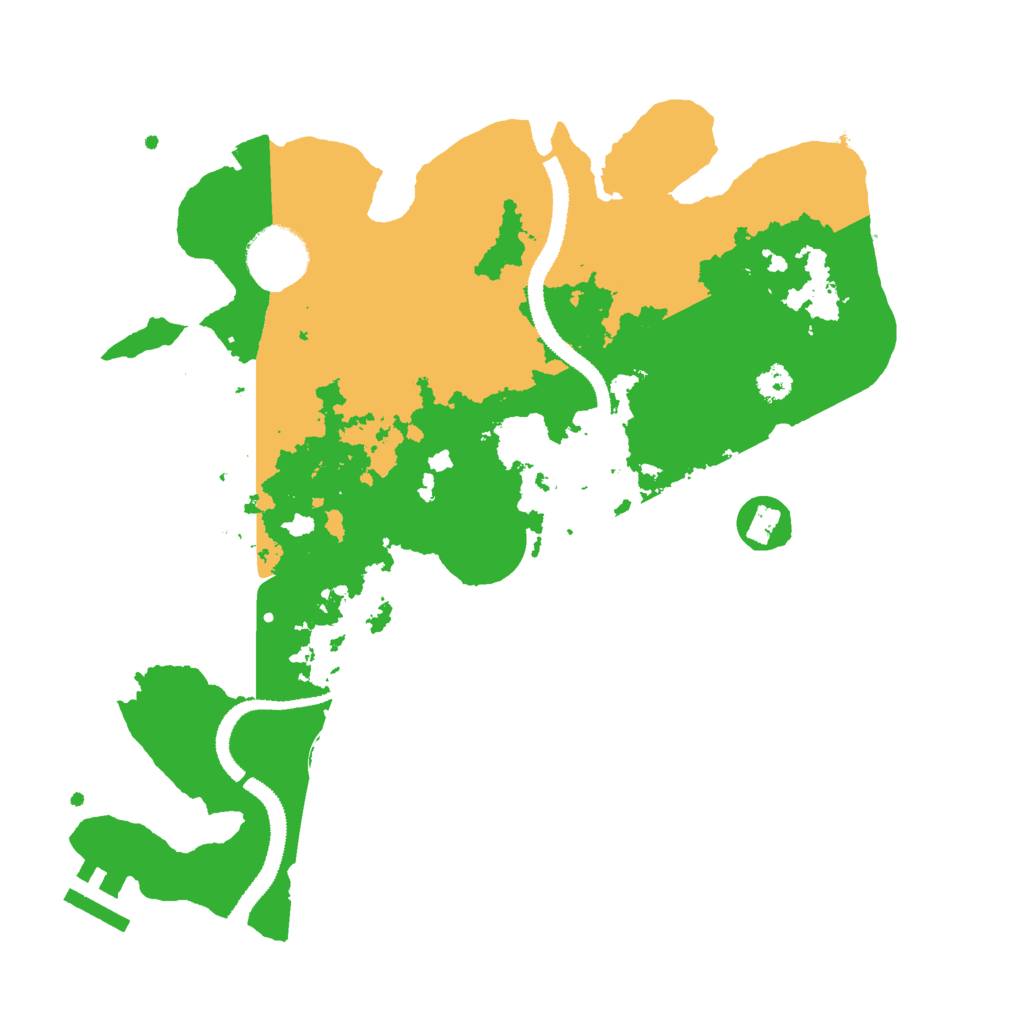 Biome Rust Map: Procedural Map, Size: 3000, Seed: 1793100805