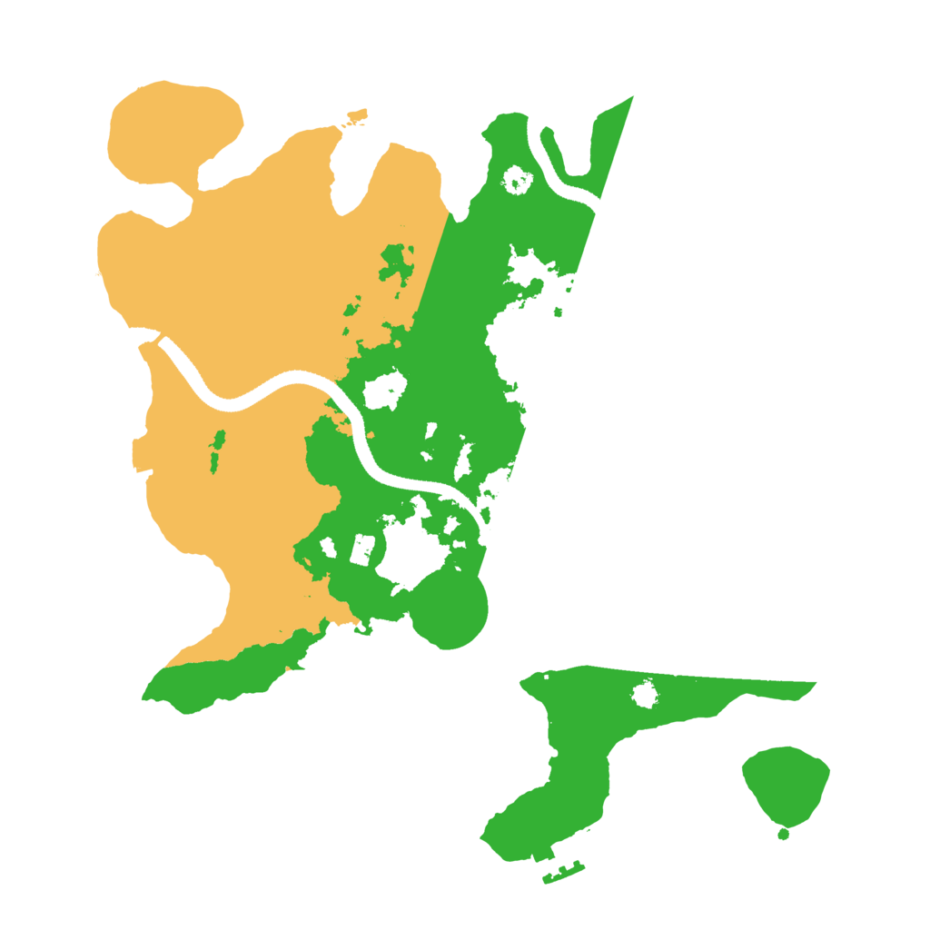Biome Rust Map: Procedural Map, Size: 3250, Seed: 745272679