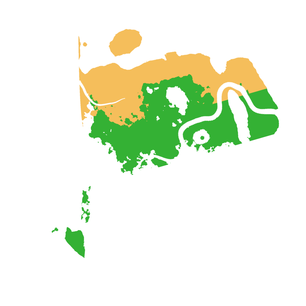 Biome Rust Map: Procedural Map, Size: 3000, Seed: 36794