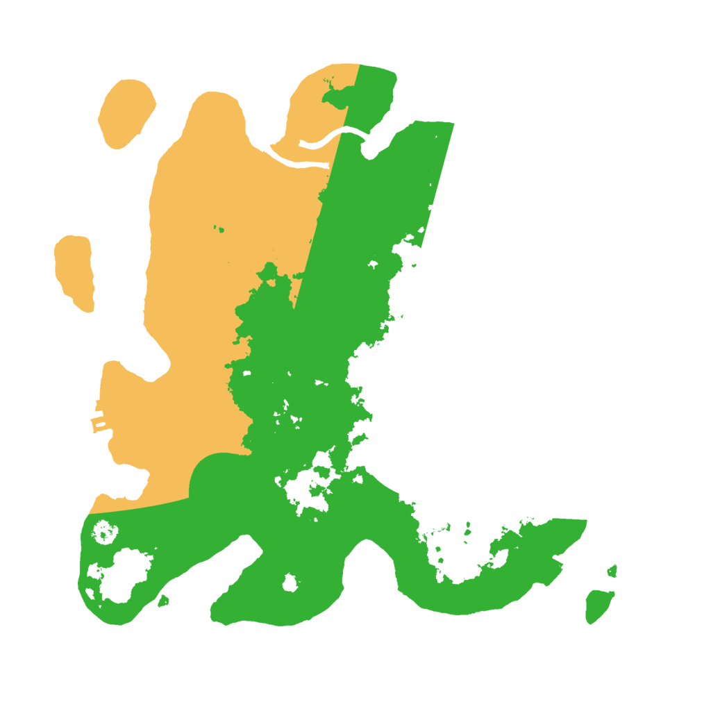 Biome Rust Map: Procedural Map, Size: 3000, Seed: 621892