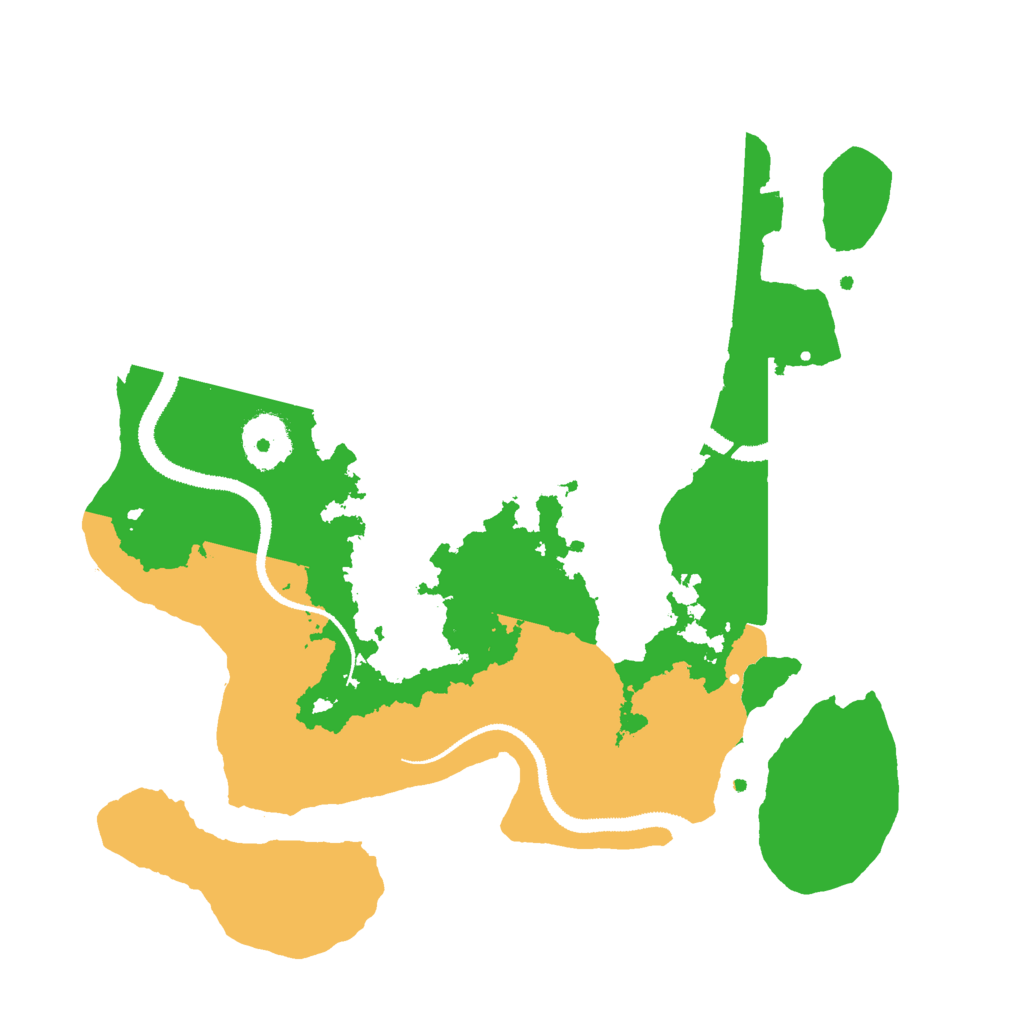 Biome Rust Map: Procedural Map, Size: 3000, Seed: 191933