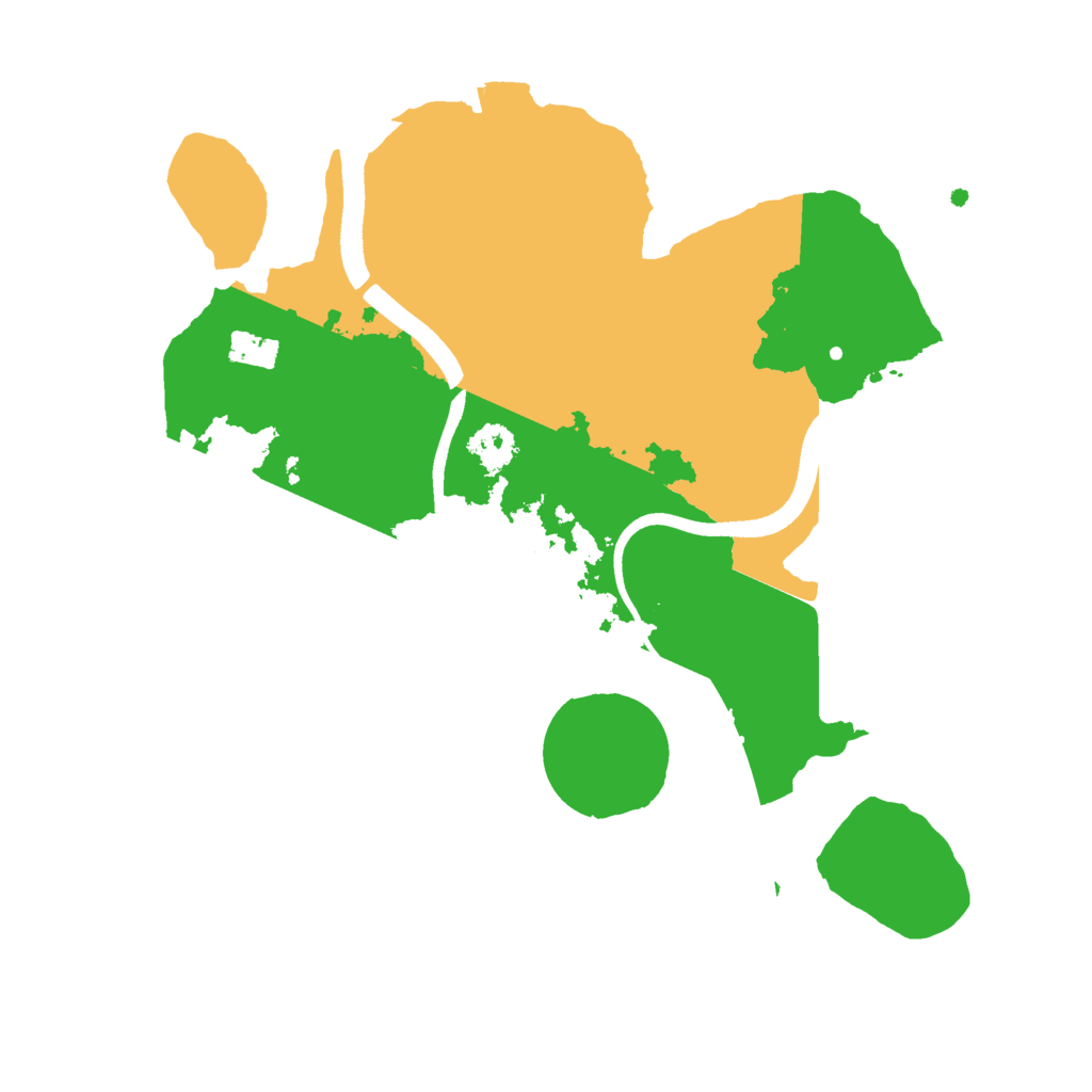 Biome Rust Map: Procedural Map, Size: 2447, Seed: 500