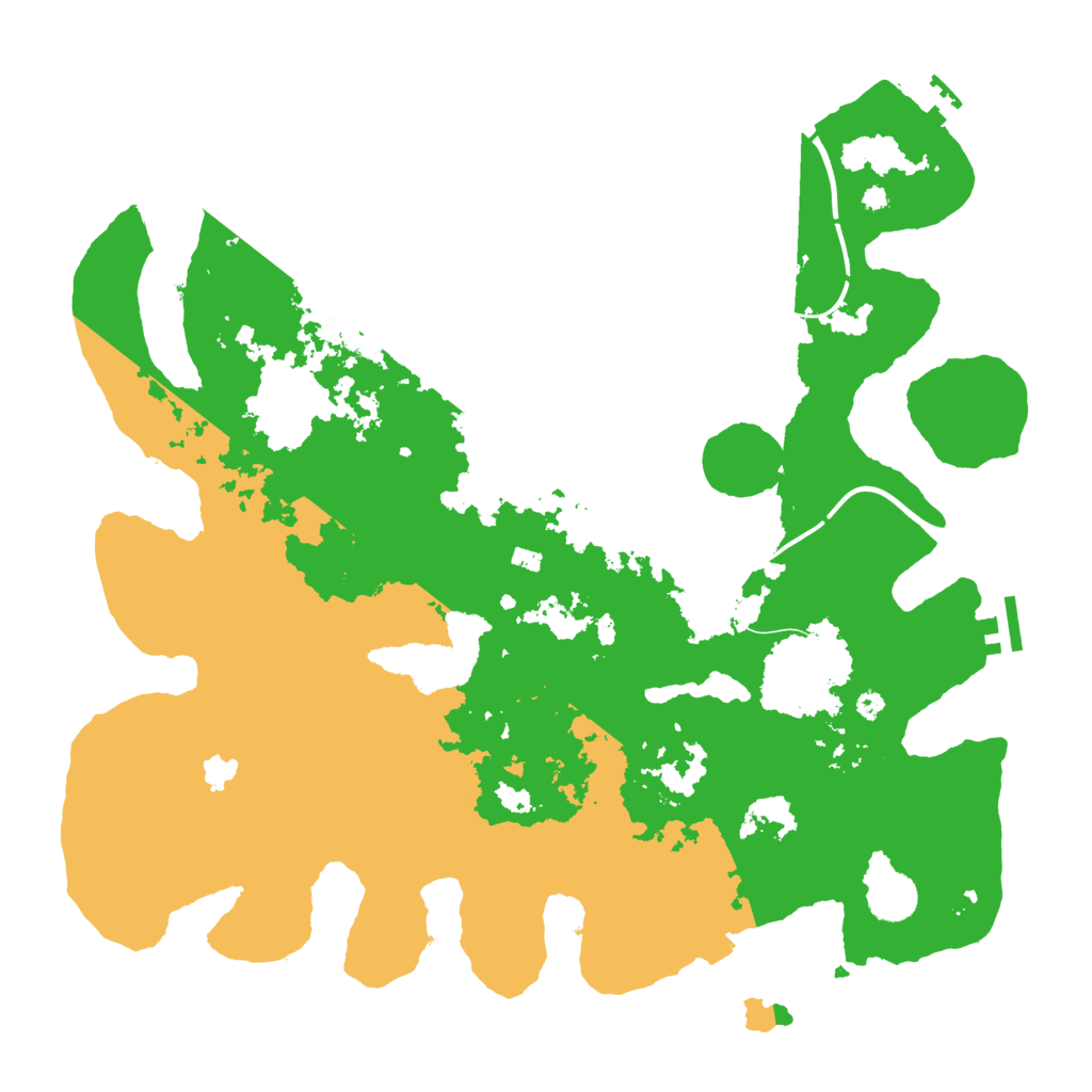 Biome Rust Map: Procedural Map, Size: 4000, Seed: 546256524