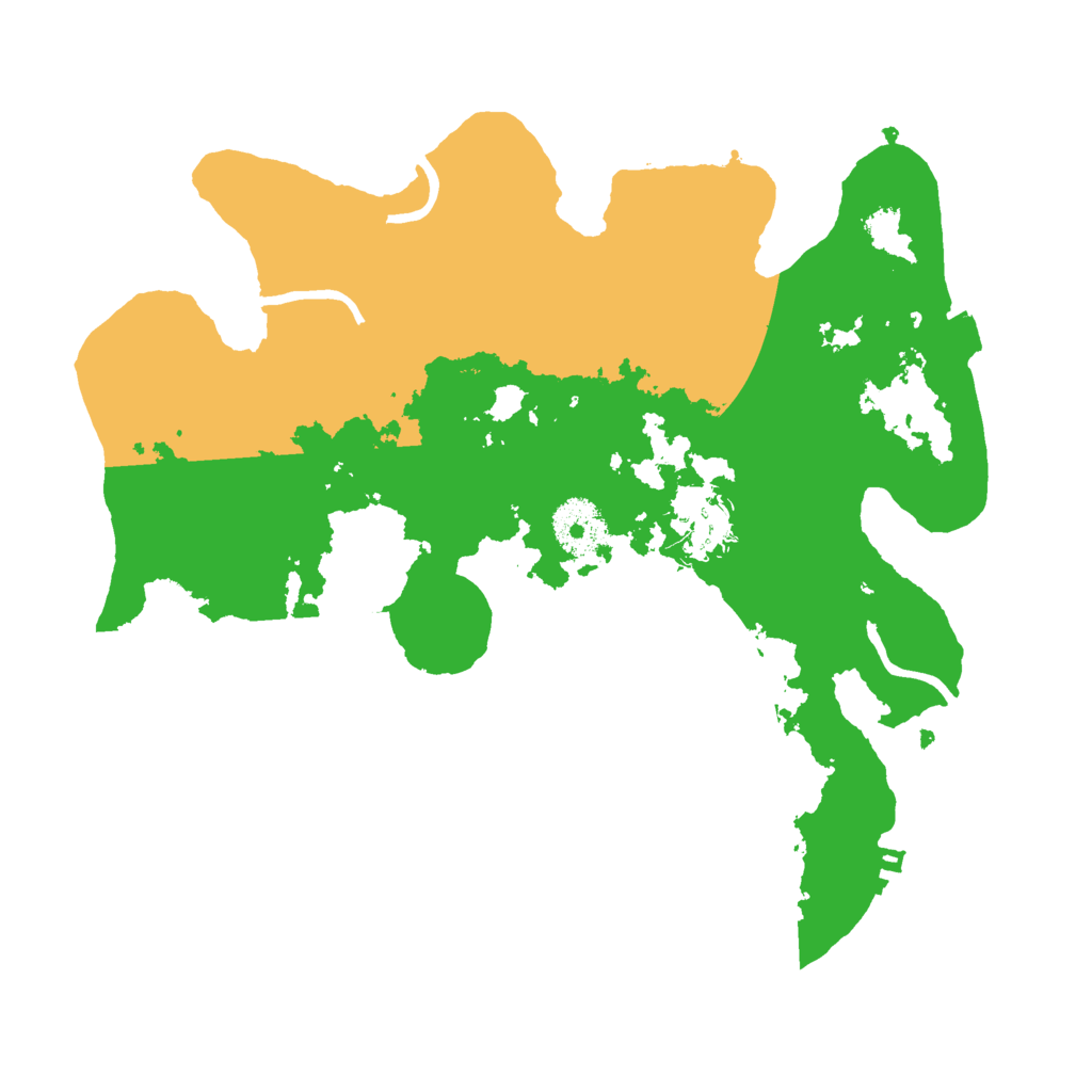 Biome Rust Map: Procedural Map, Size: 3000, Seed: 864796