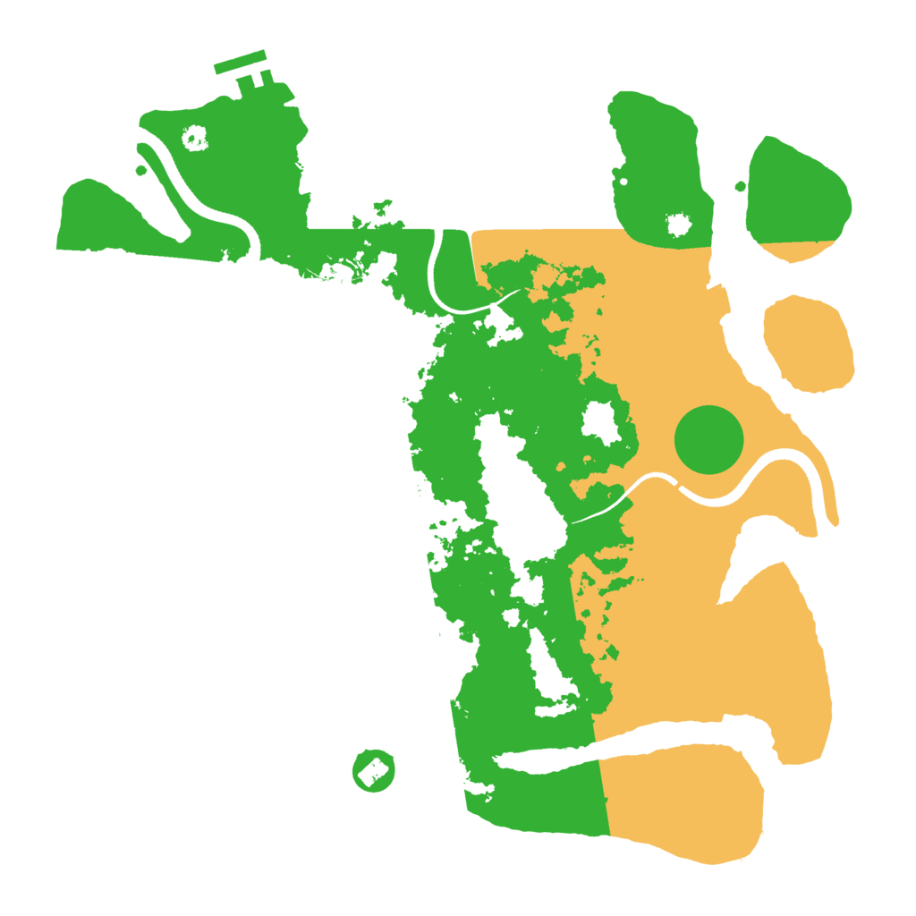 Biome Rust Map: Procedural Map, Size: 3500, Seed: 1417053020