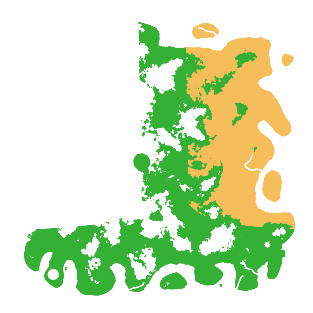 Biome Rust Map: Procedural Map, Size: 5000, Seed: 53237672