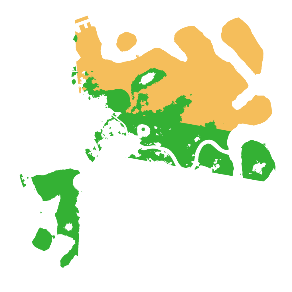 Biome Rust Map: Procedural Map, Size: 3387, Seed: 1225