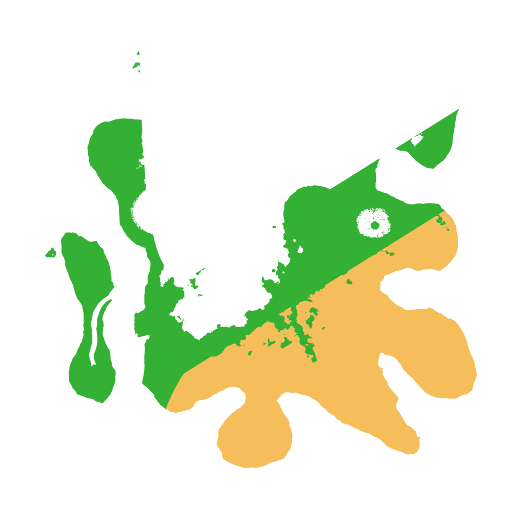 Biome Rust Map: Procedural Map, Size: 2500, Seed: 436567