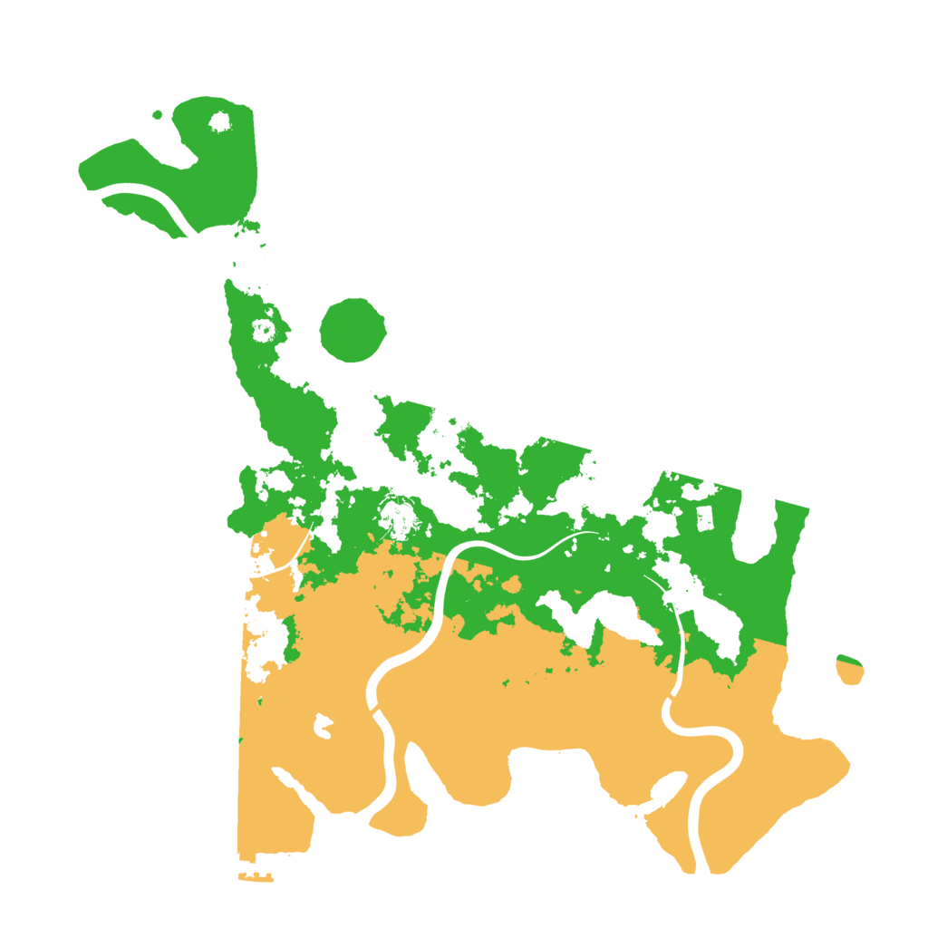 Biome Rust Map: Procedural Map, Size: 4000, Seed: 5129064