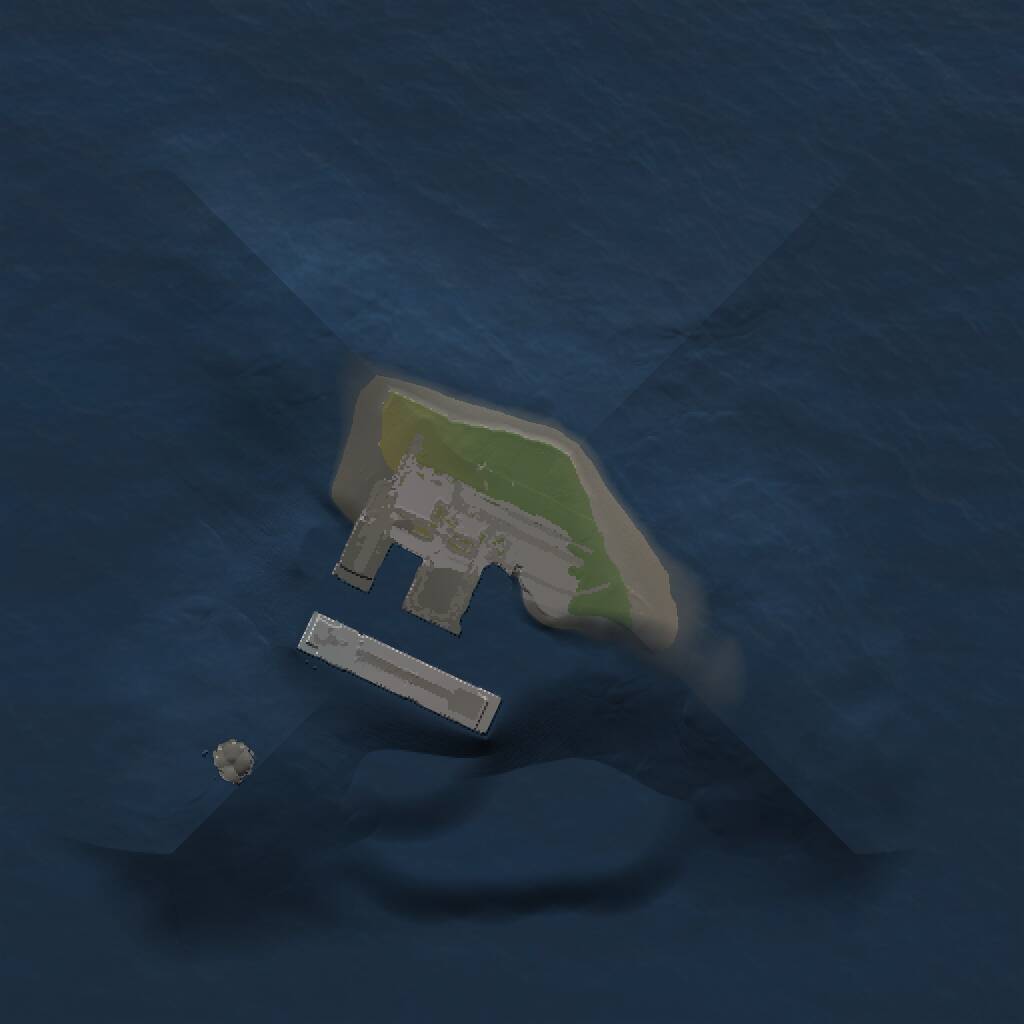 Rust Map: Procedural Map, Size: 1000, Seed: 2117733656, 2 Monuments