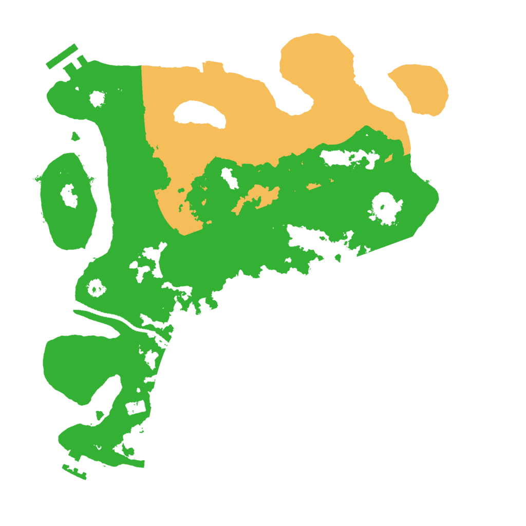 Biome Rust Map: Procedural Map, Size: 3000, Seed: 1623452