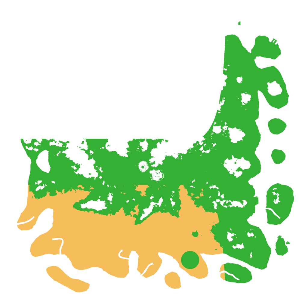 Biome Rust Map: Procedural Map, Size: 4500, Seed: 3915534