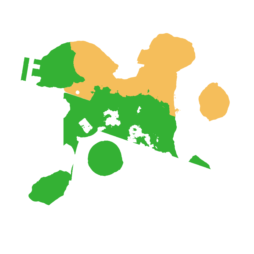 Biome Rust Map: Procedural Map, Size: 2000, Seed: 348616415