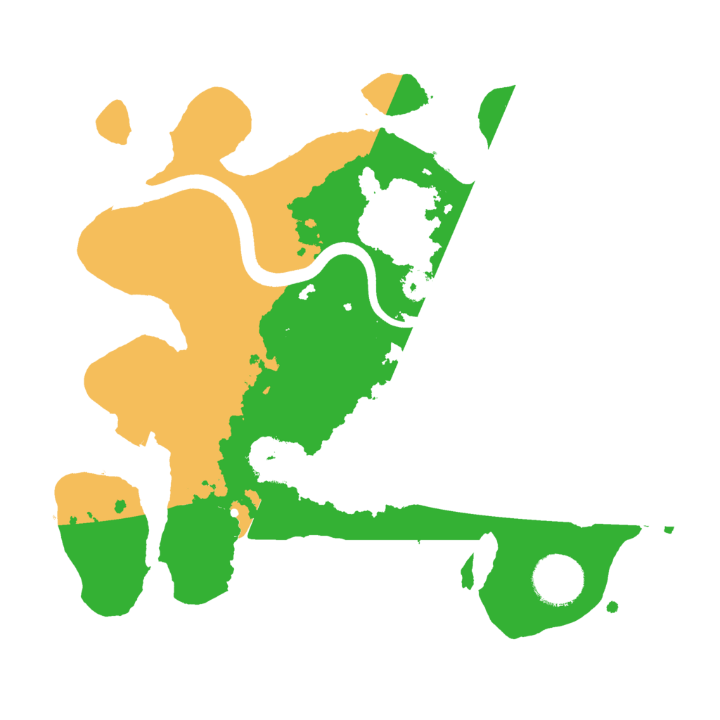 Biome Rust Map: Procedural Map, Size: 2500, Seed: 728505623