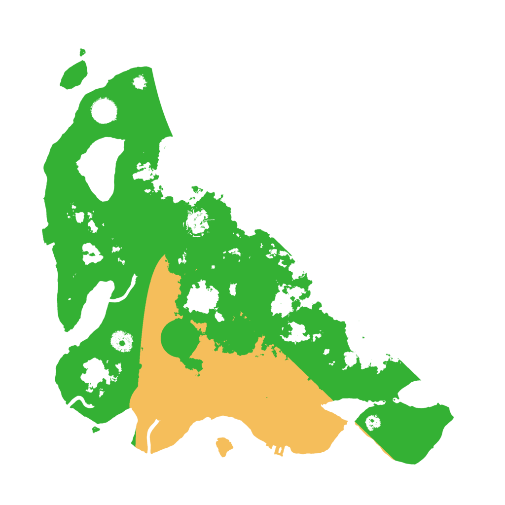 Biome Rust Map: Procedural Map, Size: 3500, Seed: 230086645