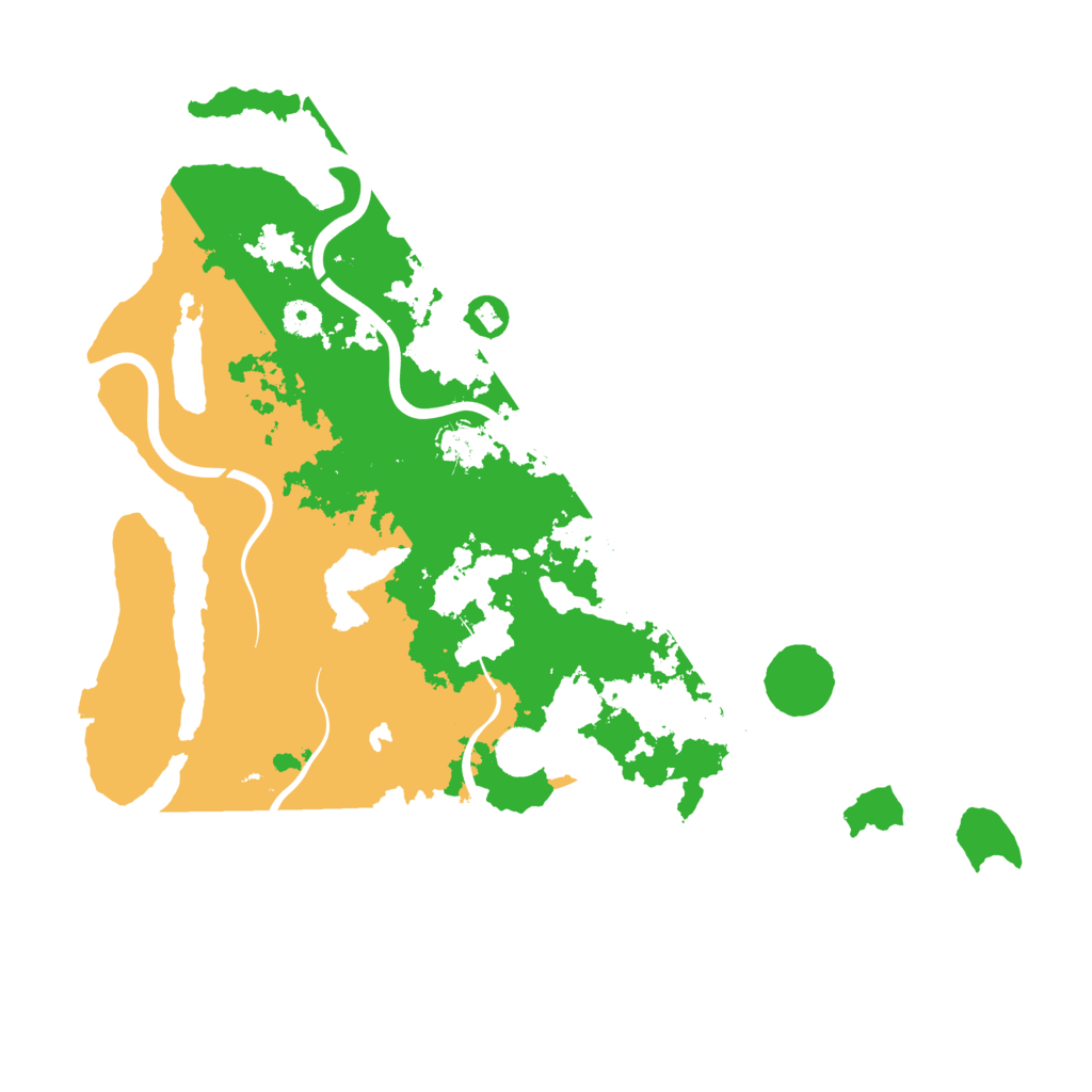 Biome Rust Map: Procedural Map, Size: 4300, Seed: 853