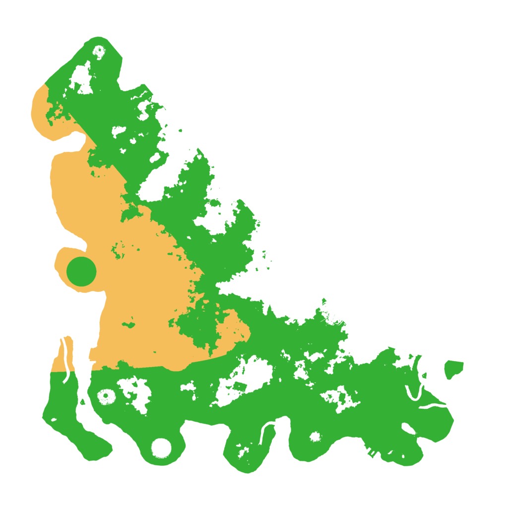 Biome Rust Map: Procedural Map, Size: 4500, Seed: 19263