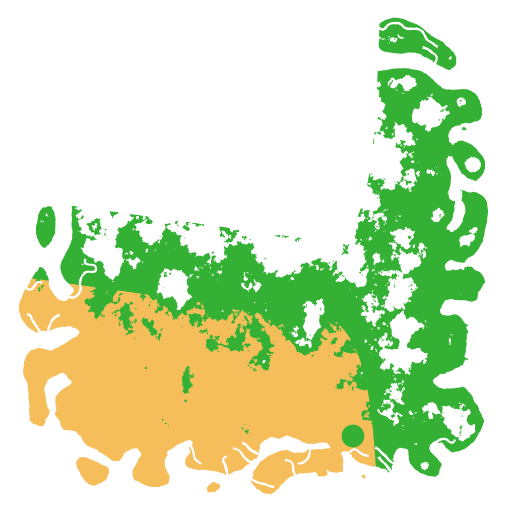 Biome Rust Map: Procedural Map, Size: 6000, Seed: 5433311