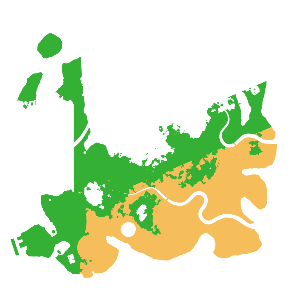 Biome Rust Map: Procedural Map, Size: 3500, Seed: 1787693279