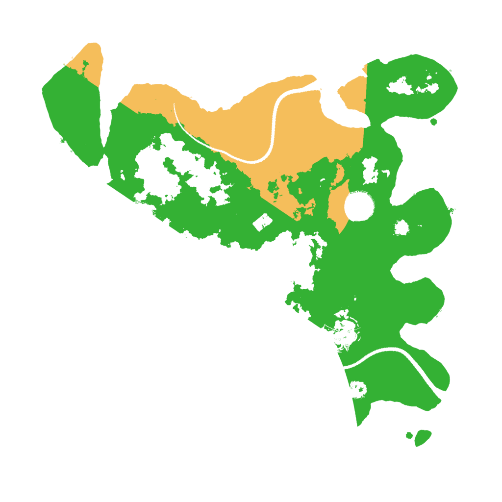 Biome Rust Map: Procedural Map, Size: 3000, Seed: 3045196